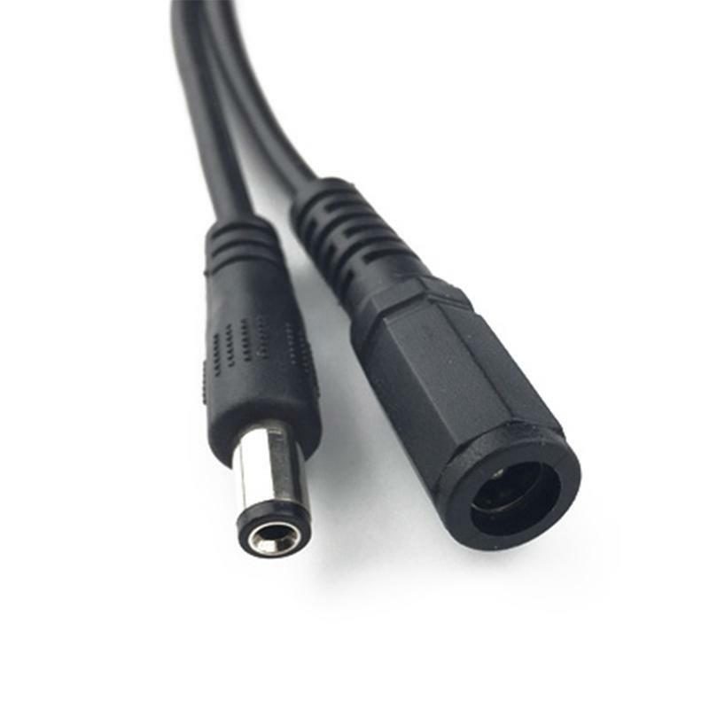 1M DC 5.5mm x 2.1mm Power Male to Female Barrel Plug Connector Extension Cable