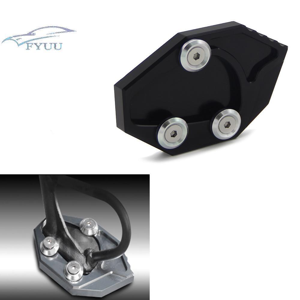 CNC Motorcycle Kickstand Side Stand Foot Plate For Kawasaki Ninja ZX14R ZZR1400