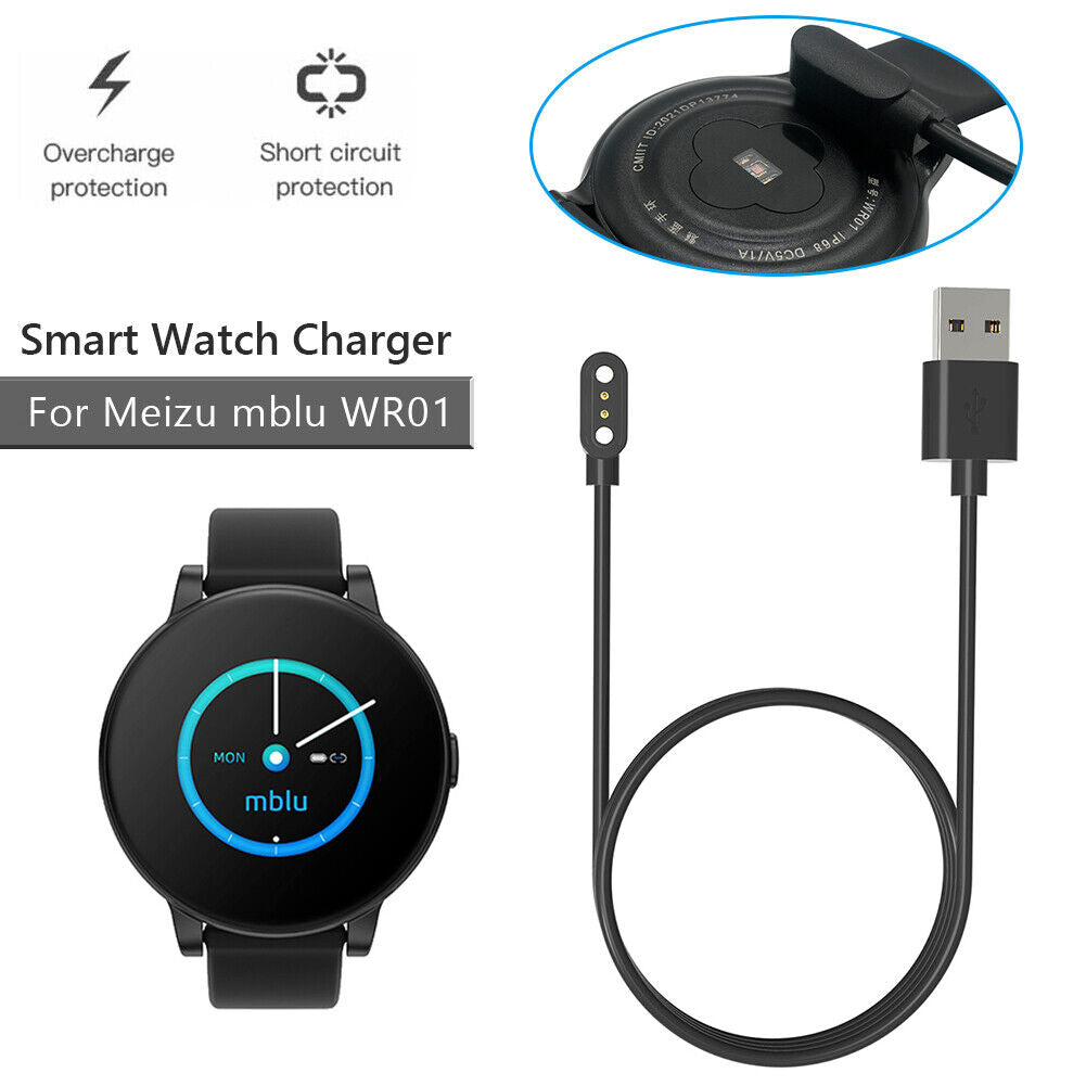 Smartwatch Magnetic Charging Cable for Meizu Mblu Smart Bracelet/Band/WR01