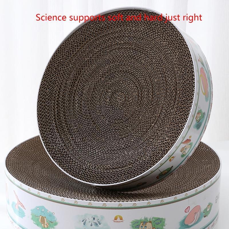 Cat Scratcher Post & Board Round Cat Scratching Lounge Bed Cat Kittens Training