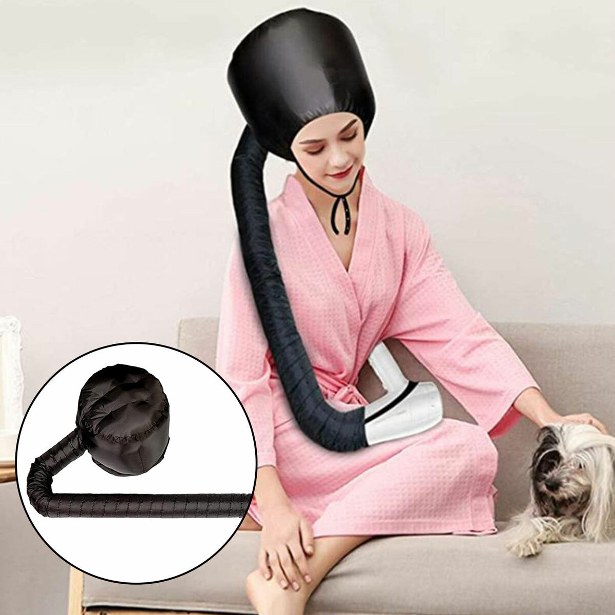 Compact  Drying Bonnet   & Extended Hose for Styling
