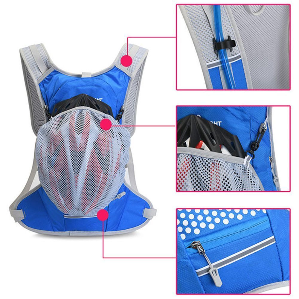 Hiking Waterproof Hydration Pack Water Rucksack 2 Litre Bladder Pack Backpack