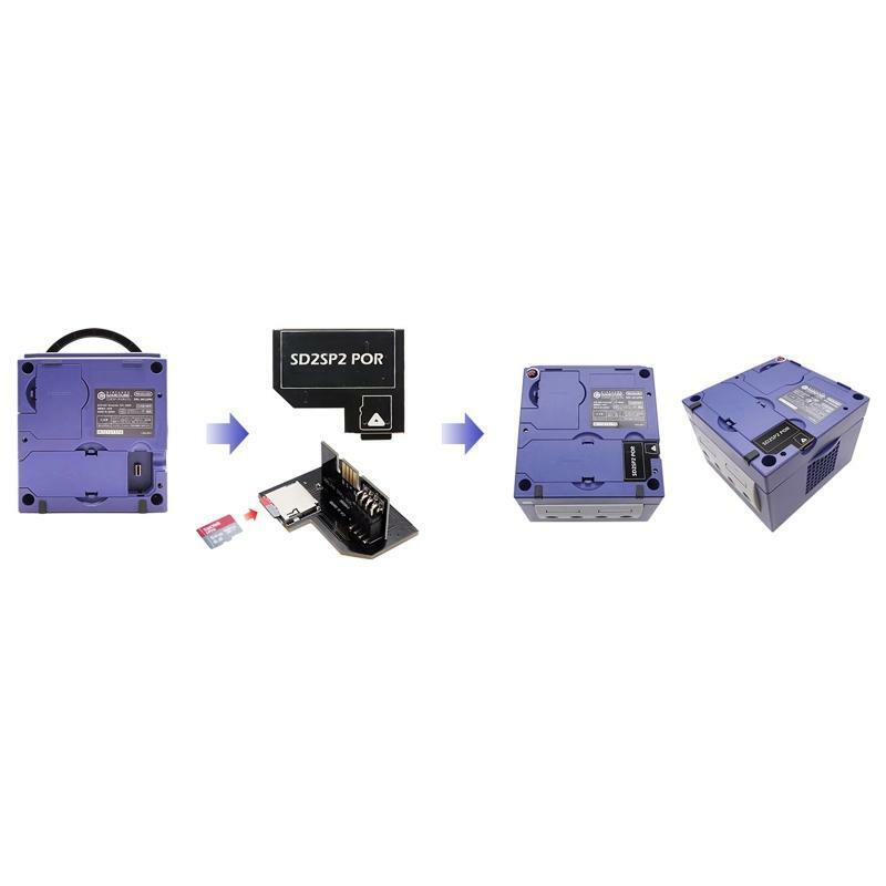 Compatible with Gamecube NGC SD Card Adapter TF Card Reader Replacement