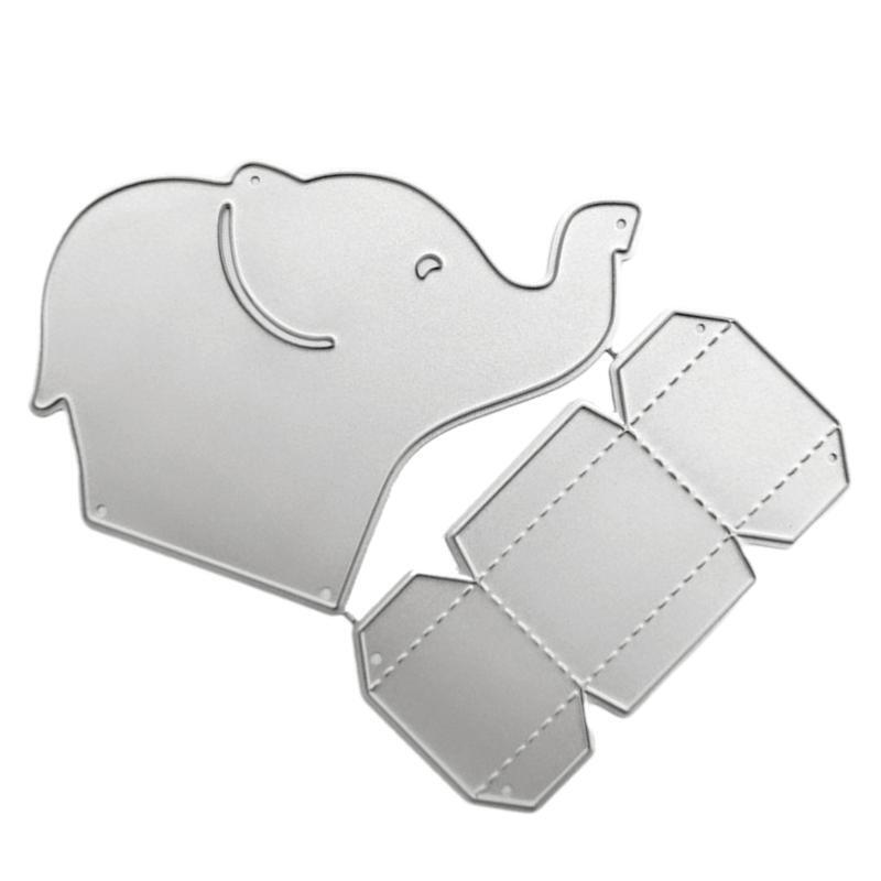 Elephant Cutting Dies Stencil Scrapbooking DIY Album Stamp Paper Card