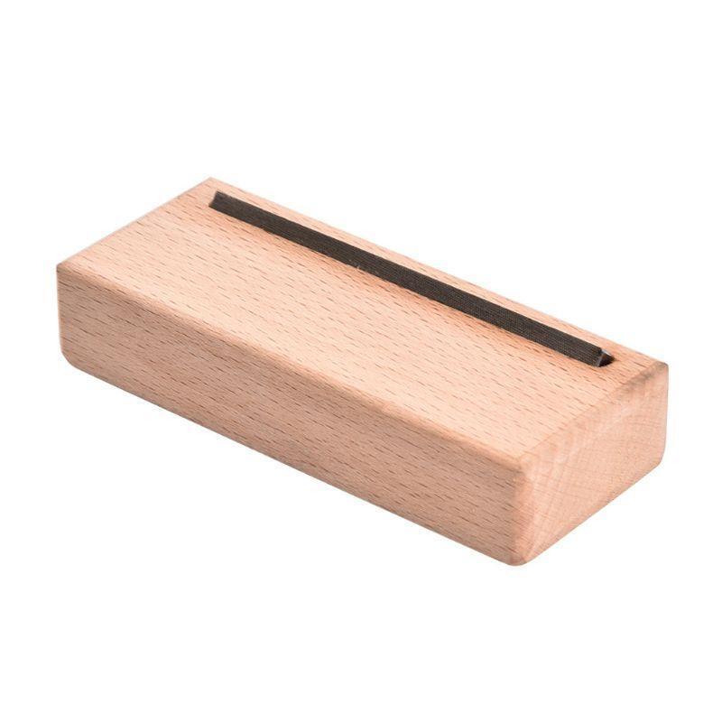 Guitar Fret End Bevel File Luthier Maple Wood 45 Degree Guitar Polishing Tool