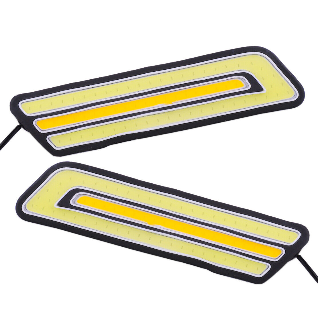 2 COB Flexible DRL car accessories LED Day Light Daytime running light DC 12V Li
