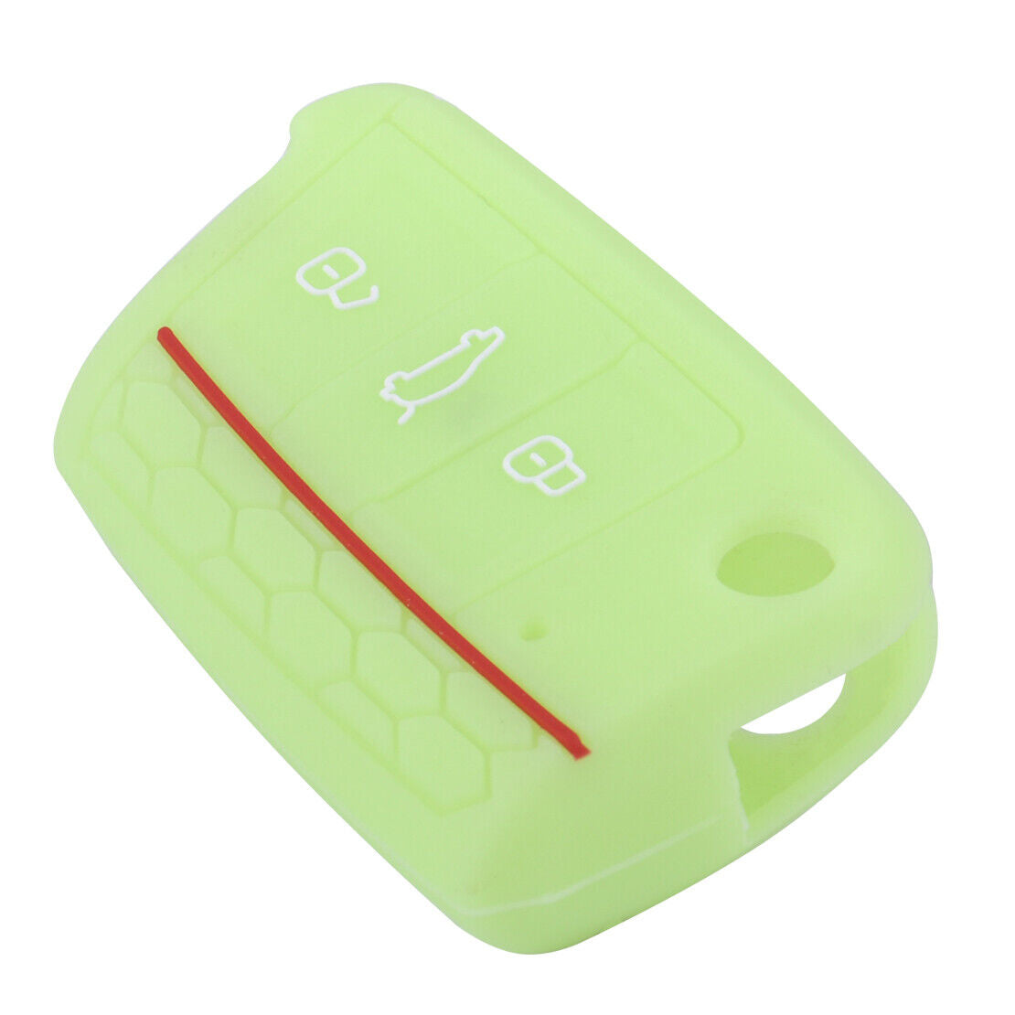 Green Silicone Flip Remote Key Cover Case Holder fit for Volkswagen Golf 7 Li