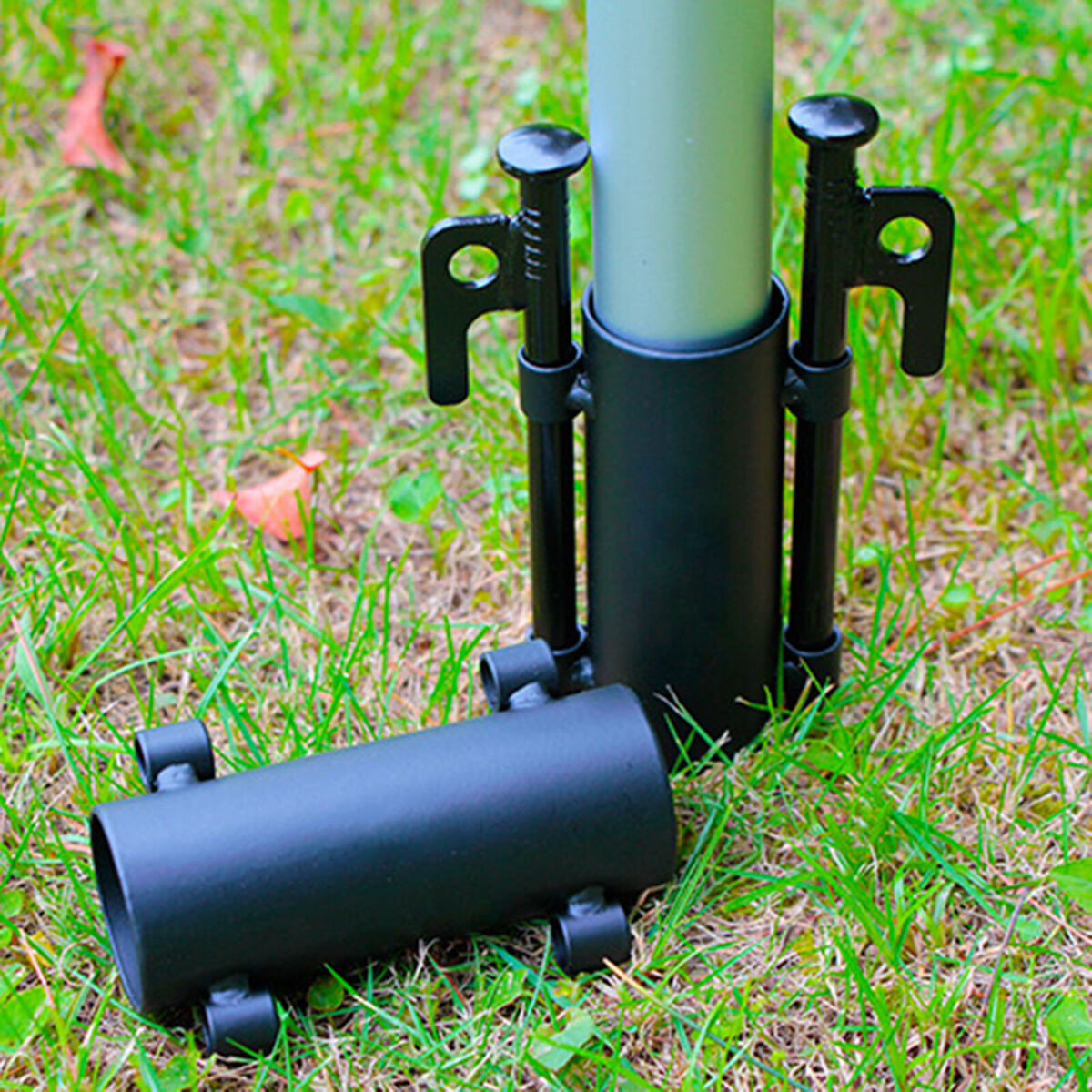 Tent Canopy Pole Holder Awning Rod Holder Support Windproof Fixed Tube