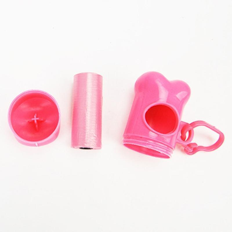 Bone Shape Garbage Clean Pet Waste Poo Bag Convenient Dog Portable 1Pc Fashion