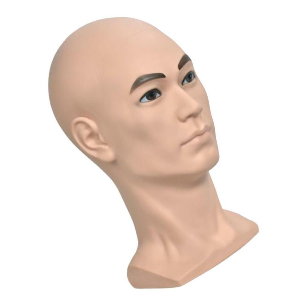 PVC Men Wigs  Holder Sunglasses    Display Manikin Stand