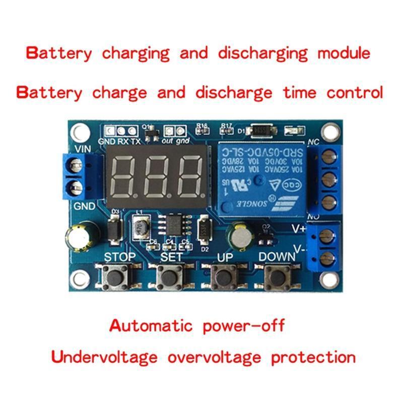 DC 6-40V Battery Charger Discharger Board Under Voltage Over Voltage Protection
