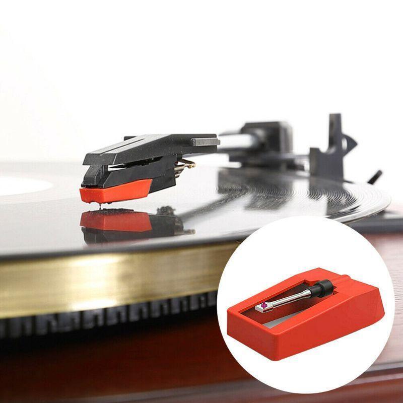 5PCS Replaced Aluminum Record Player Needle Stylus for Turntable Repair Parts