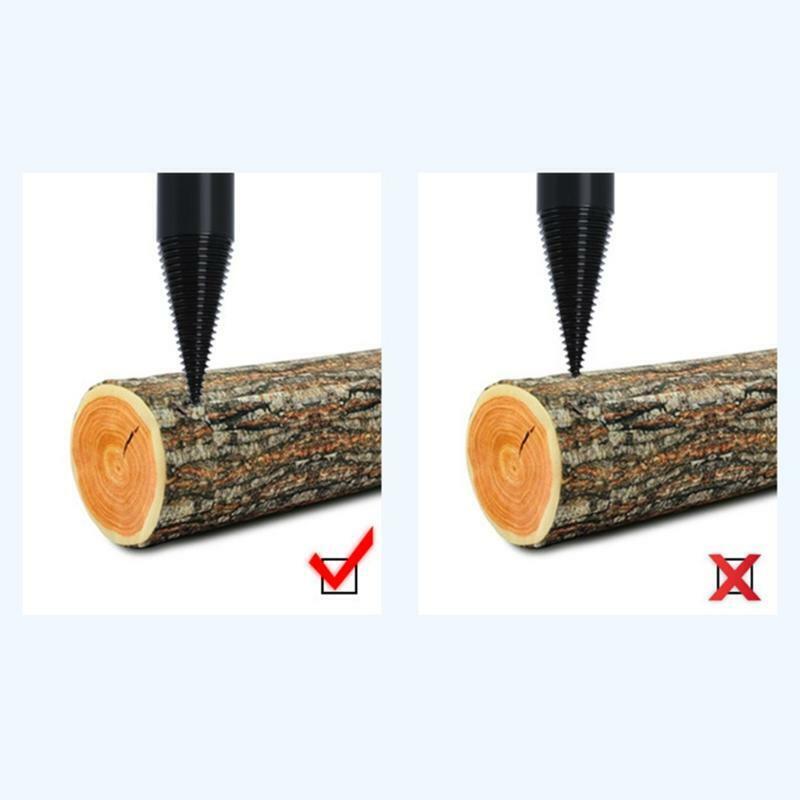 32-42mm Wood Splitting Drill Bit 6pcs/set Firewood Log Splitter Drill Bit