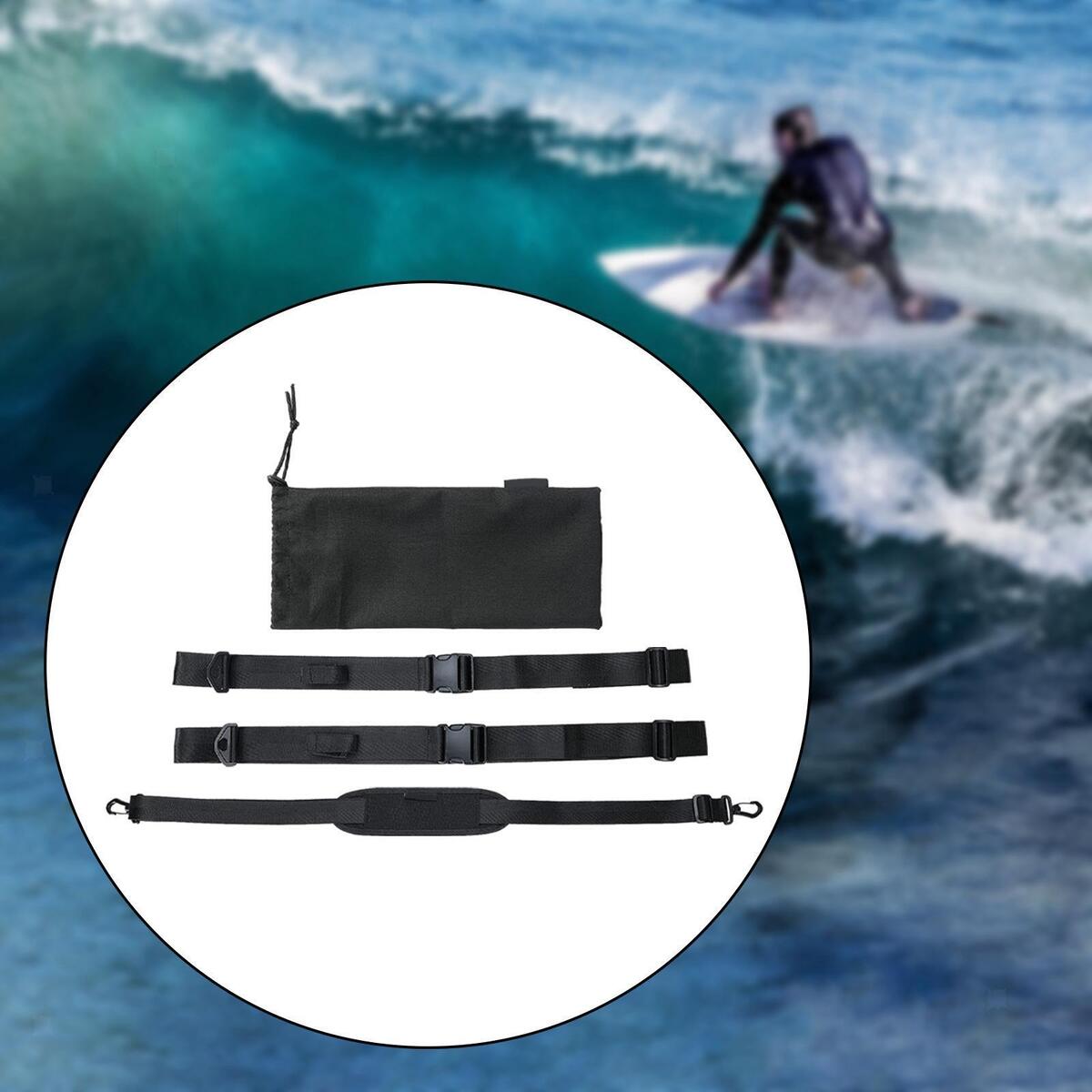 Heavy Duty Paddleboard Carry Strap Carrier Canoe Shoulder Belt for Longboard