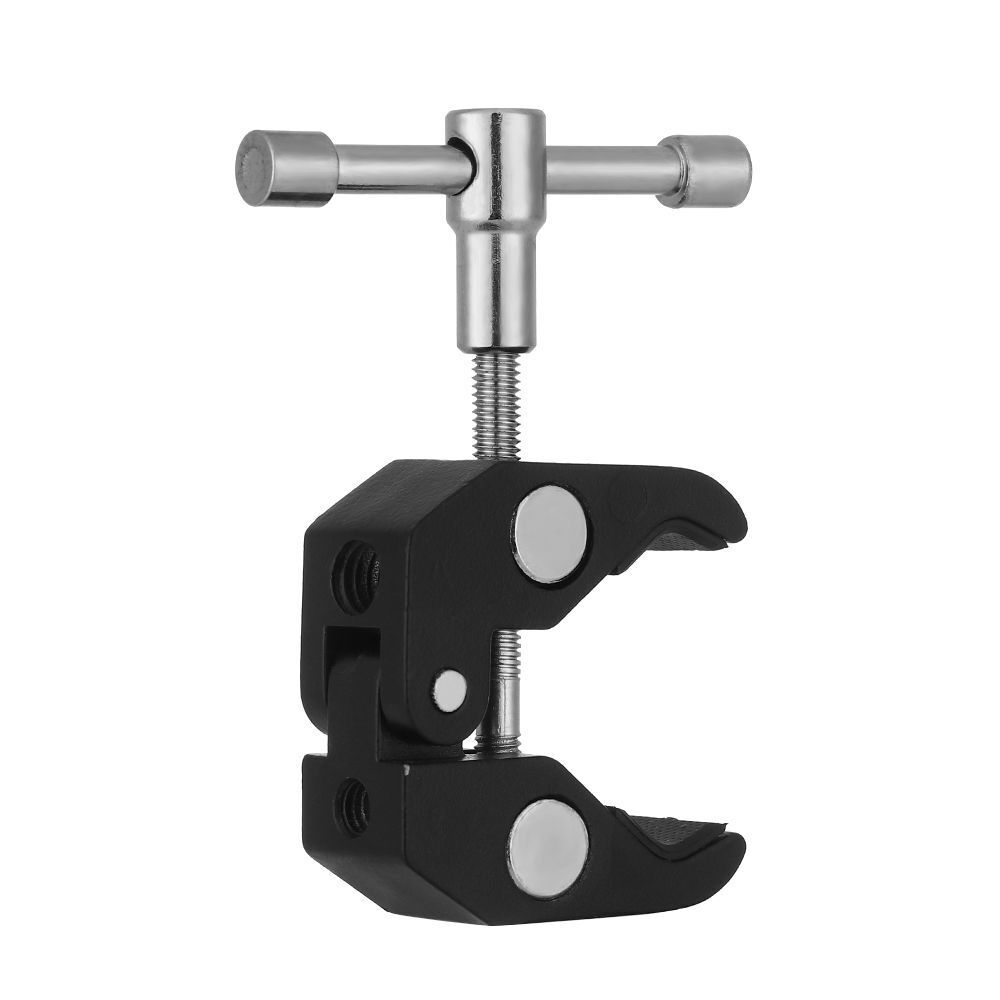 Monopod Articulated Clamp Studio Flash Bracket Magic Arm Claw Tongs Pliers Clip