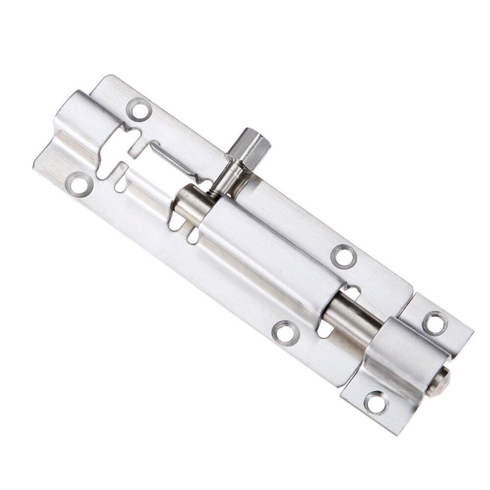 Steel Lock Barrel Bolt Latch Slide Home Gate Office Cabinet Cupboard Door Safety