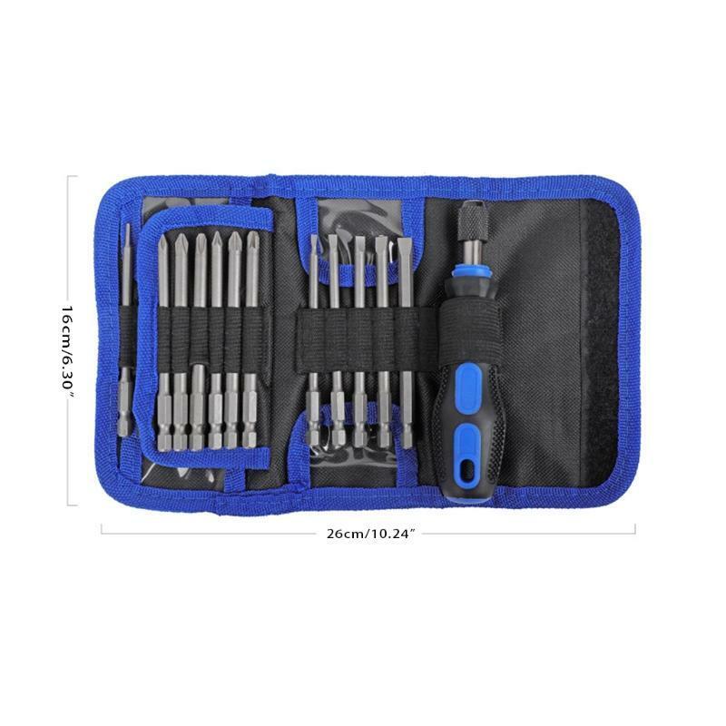 10cm/3.94in Extra Long Security Bit Set Screwdriver Bits Set Cr-V Steel Repair