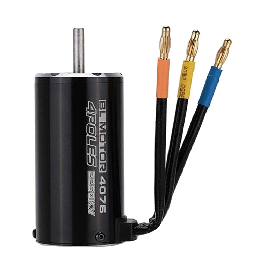 4076 2250KV Waterproof Sensorless Brushless Motor 4P /8 RC Vehicle
