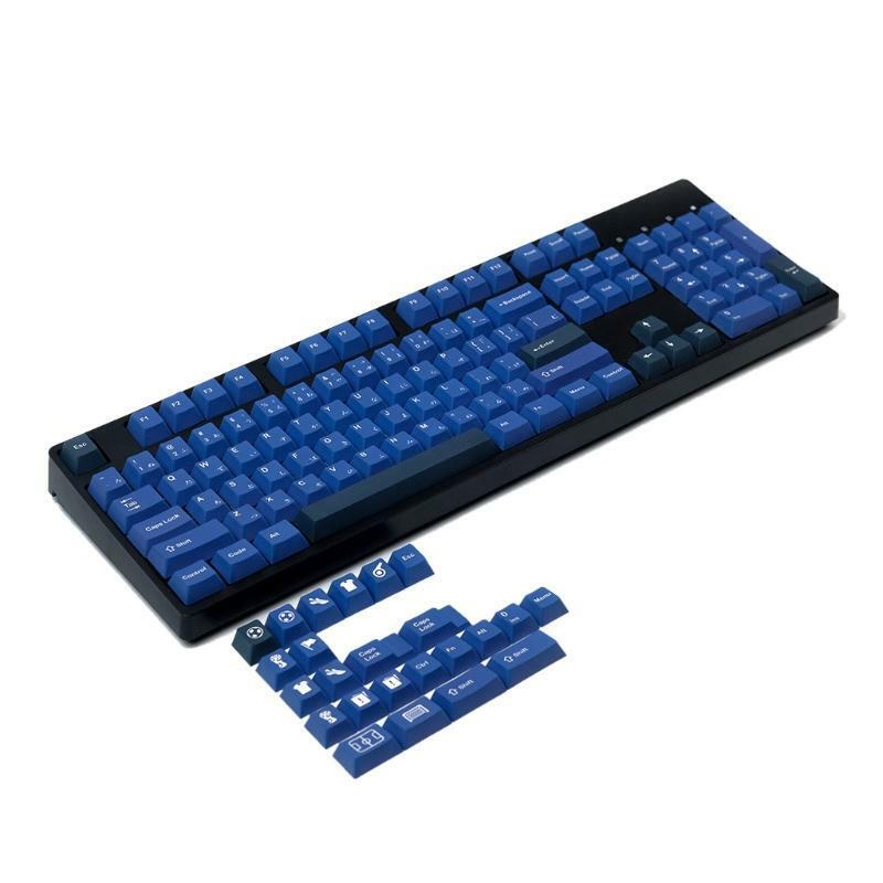 128Keys Full Set Customized PBT Dye Subbed Keycap Forward Cherry Profile Key