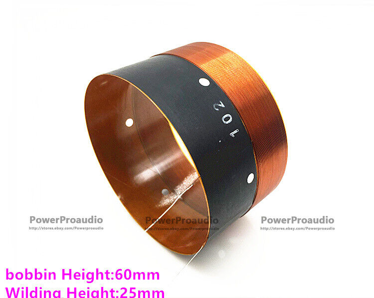 102mm Voice coil Copper wire  8 Ohm For Loudspeaker Repair
