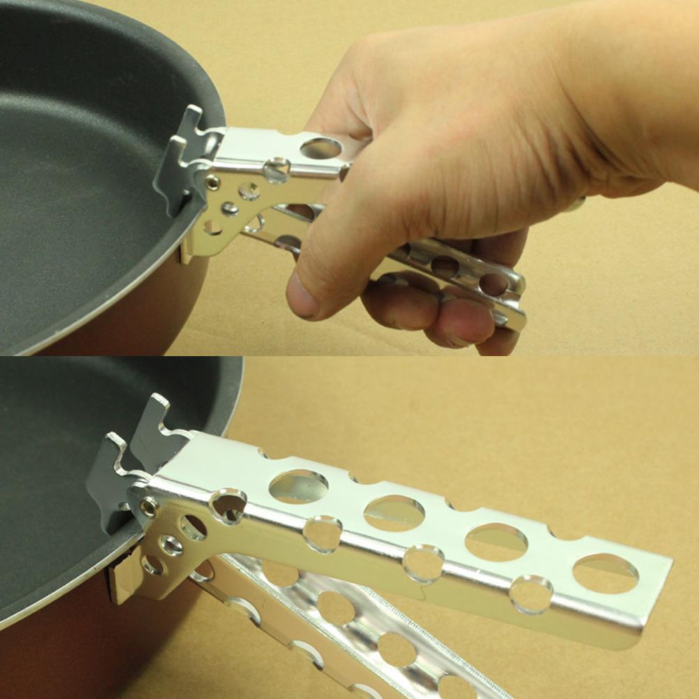 Portable Aluminum Outdoor Camping Picnic Cookware Bowl Pot Gripper Clamp