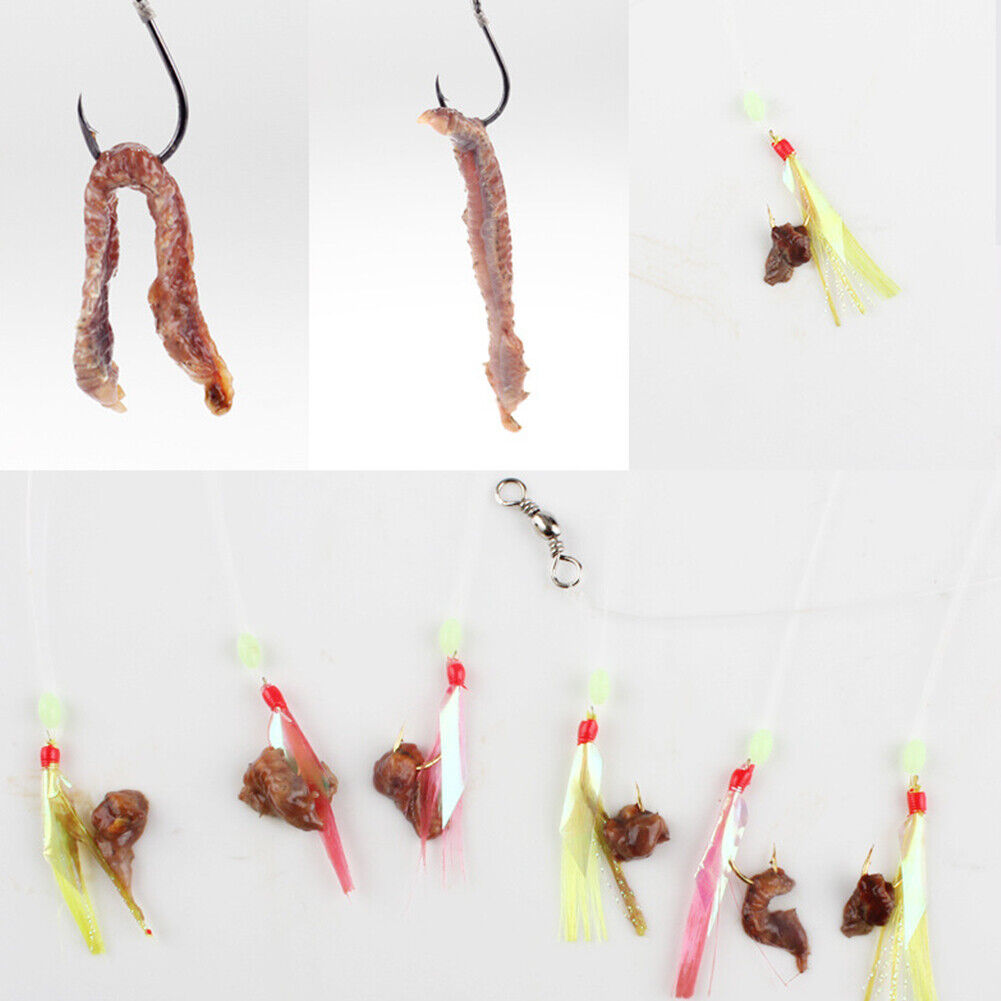 Dry Sandworms Fishing Lure Saltwater Feeder Worms Sea Fish Smell Soft Baits