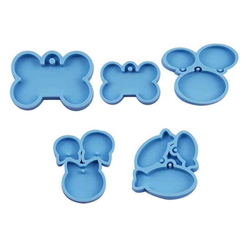 Pet Hanging Tag Key Chain Pendant Silicone Mould DIY Craft Mold Handmade Mould