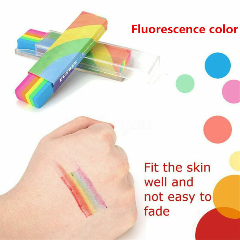 Halloween Face Body Oil-based Art Paint Flag Rainbow Fancy Dress Makeup Crayon