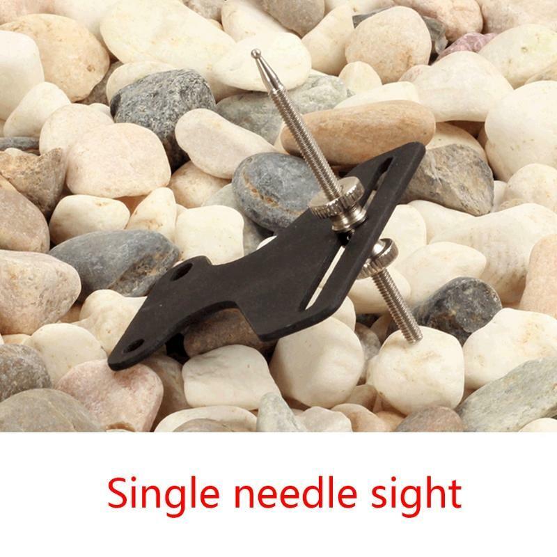 Iron Archery Metal Bow Sight Goal T Shape Arrow Sight for Recurve Bow Universal