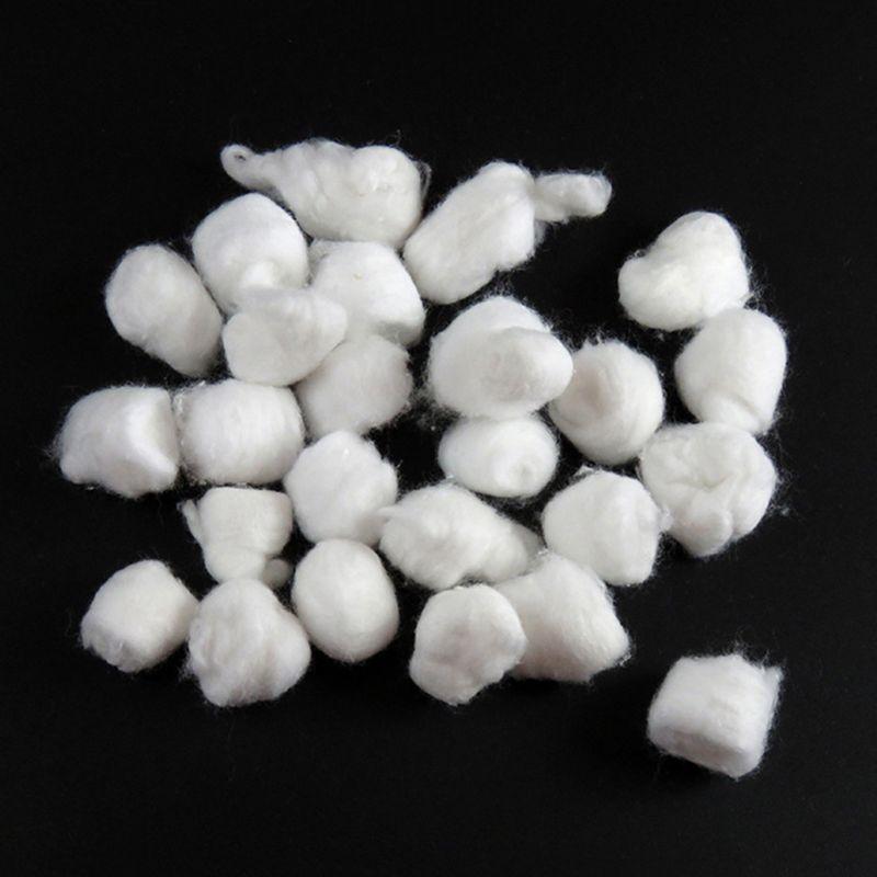 400Pcs Disposable Natural Medical Degreasing Cotton Rolling Ball Healthy Hygiene