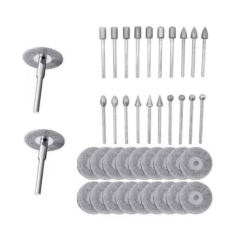 Electric Small Grinding Disc Rotary File Combination Set DIY Woodworking Tools