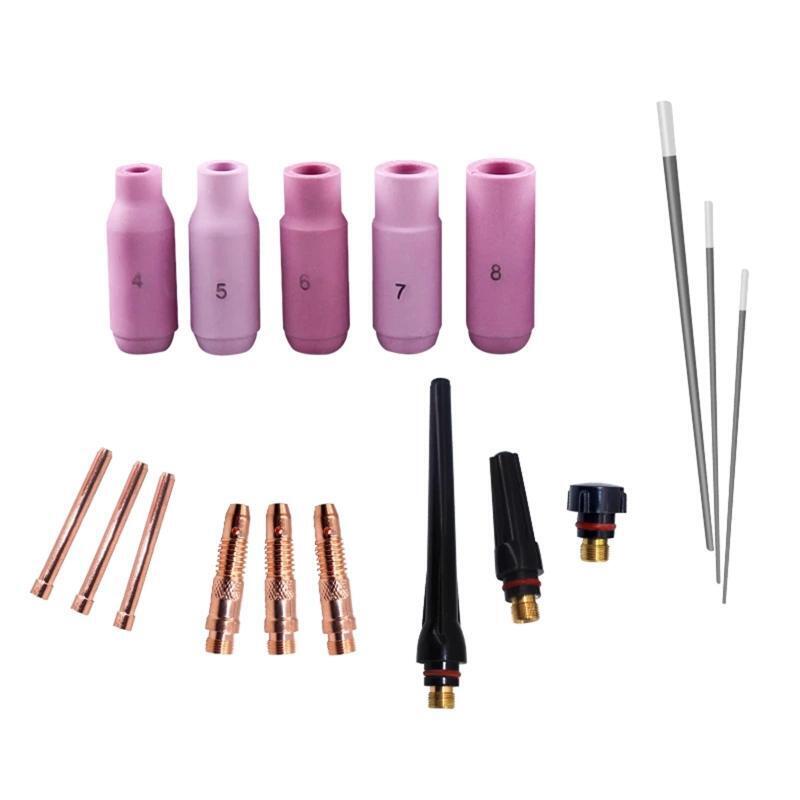 Gas Ceramic Nozzle WeldingGun Torch Tip Nozzle Shield Cup Collet For Wp-17/18/26