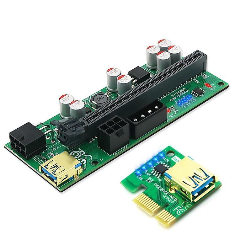 PCI-E Riser Card VER010 -X PCIE PCI-E Express Adapter 1X to16X USB3 Extender