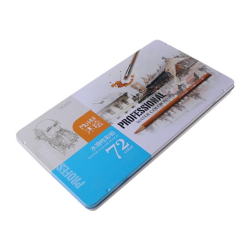 72 Pencils Oily Color Lead Paint Brush Water Soluble Colored Drawing Tool Kit
