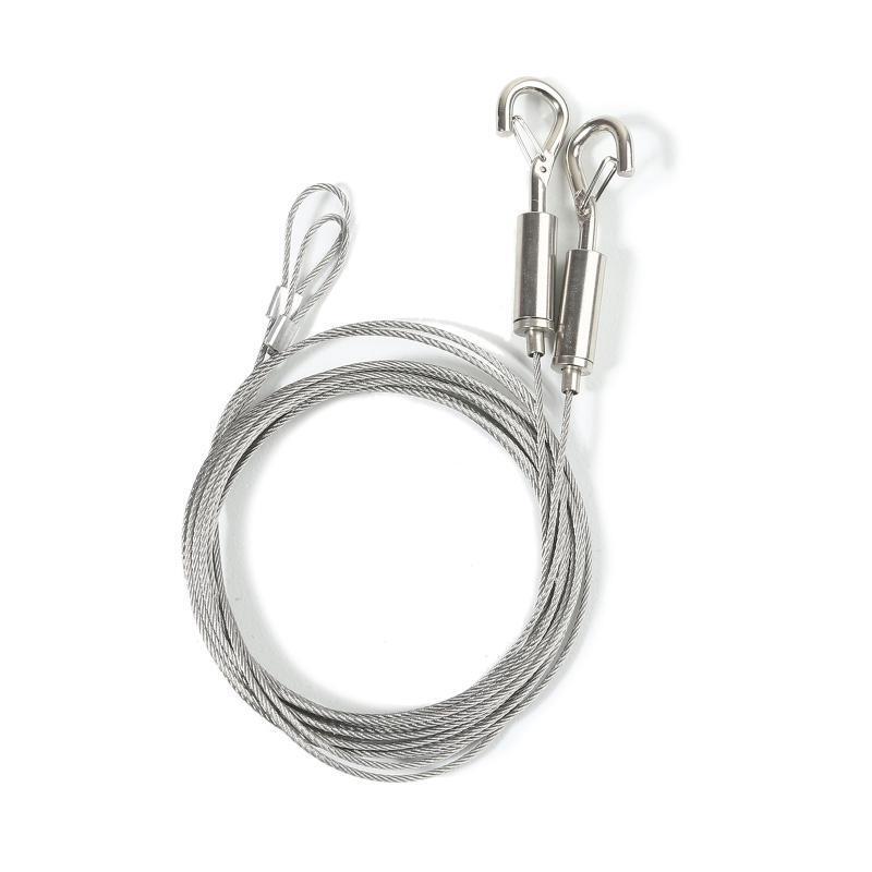 2PCS Adjustable Picture Hanging Wire Kit 2m Heavy Duty Mirror Hanging Wire