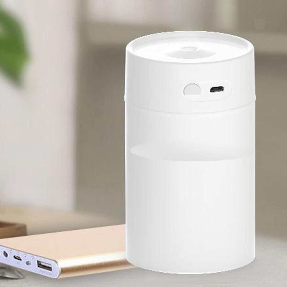 Portable Desktop Humidifier Silent Purifier Mist Maker Water Tank USB White
