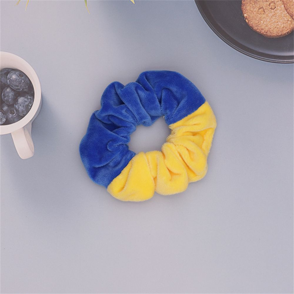 Color Soft Hair Tie Plush Ponytail Holders Velvet Scrunchies Elastic Hair Bands