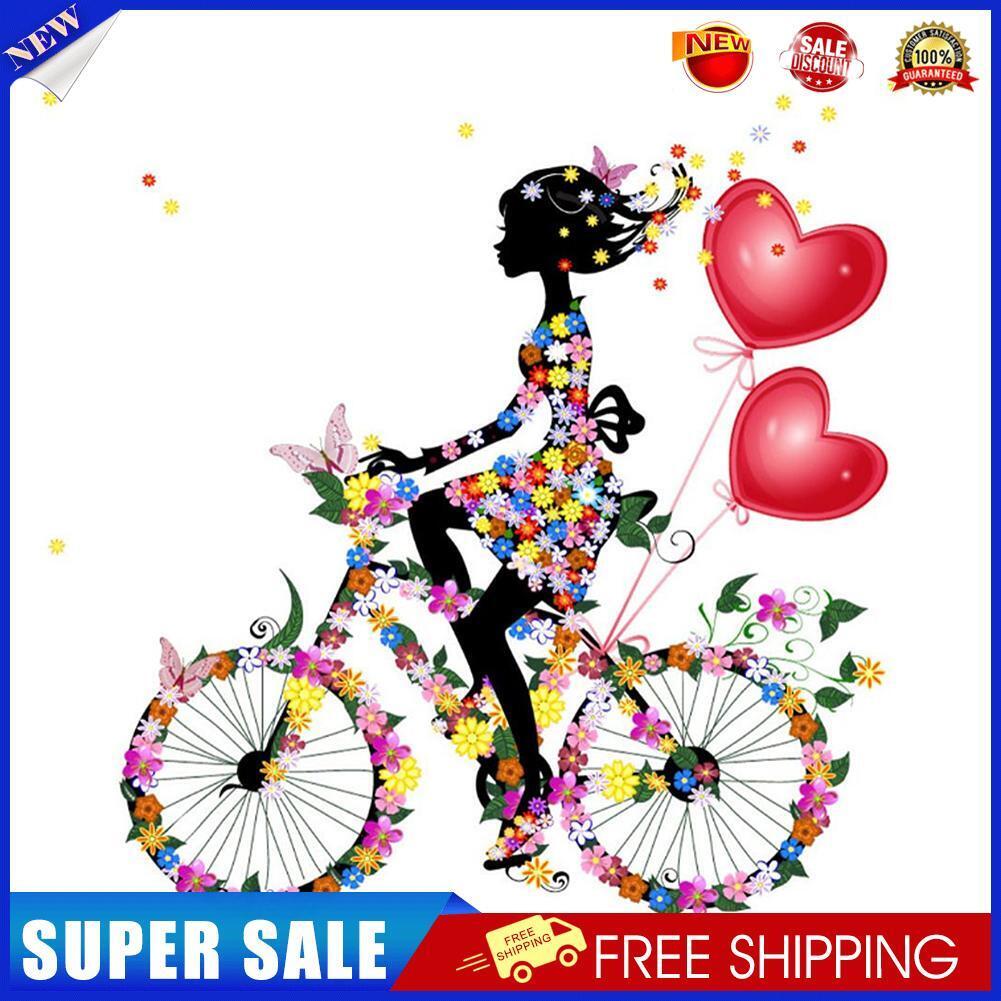 5D DIY Diamond Painting Riding Love Girl Cross Stitch Embroidery Mosaic Kit
