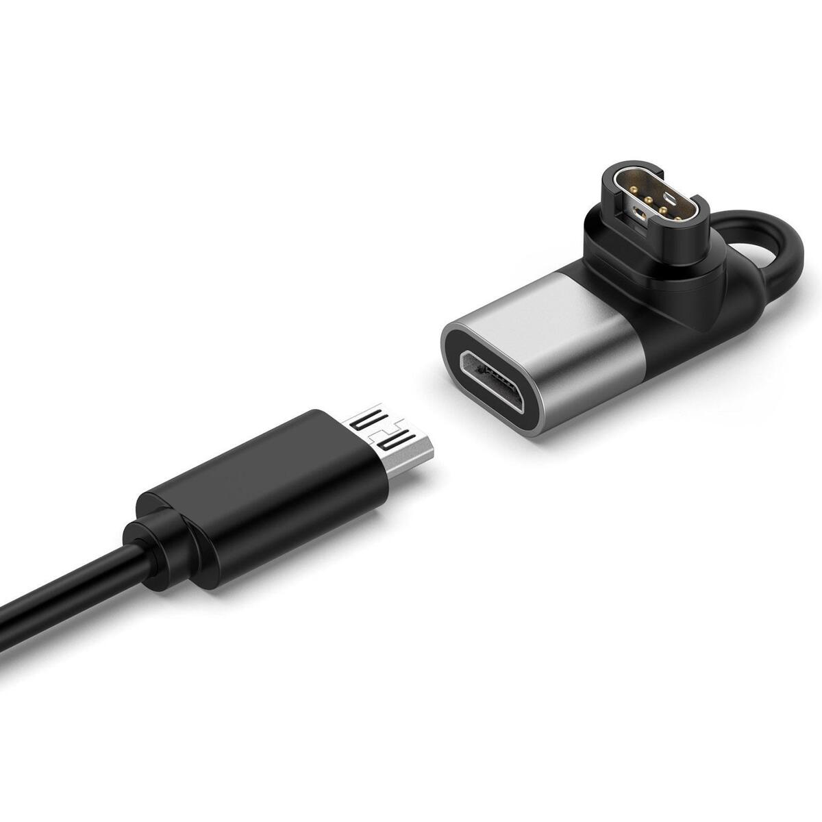 2x 90 Degree Watch Charging Adapter  Female to Male Charger Converter for