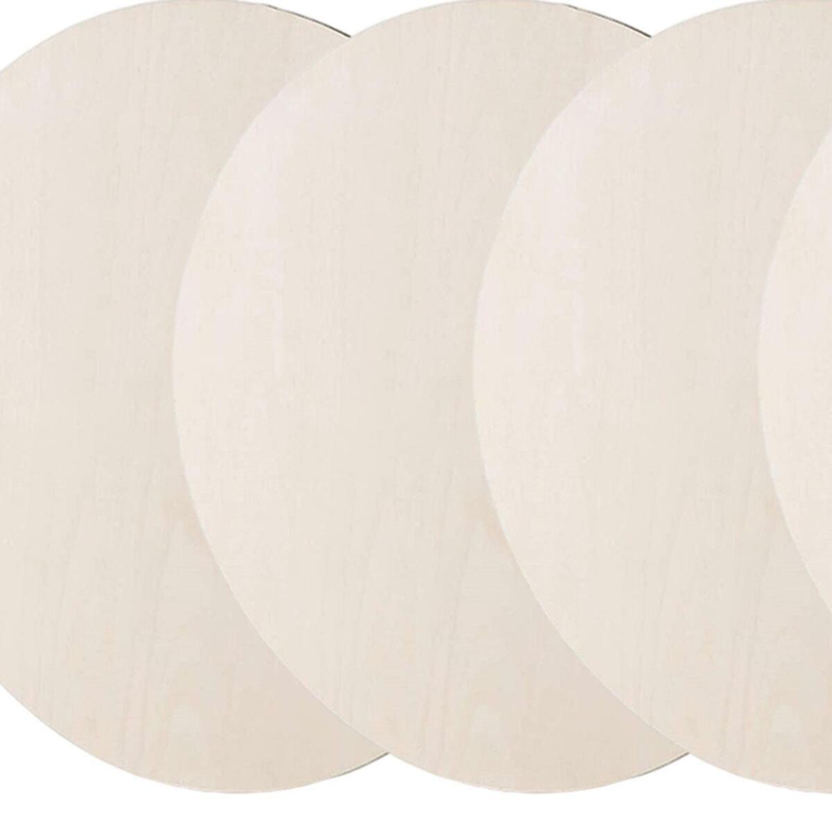 5Pcs Unfinished Wooden Pieces Wooden Cutouts for DIY  Art Crafts