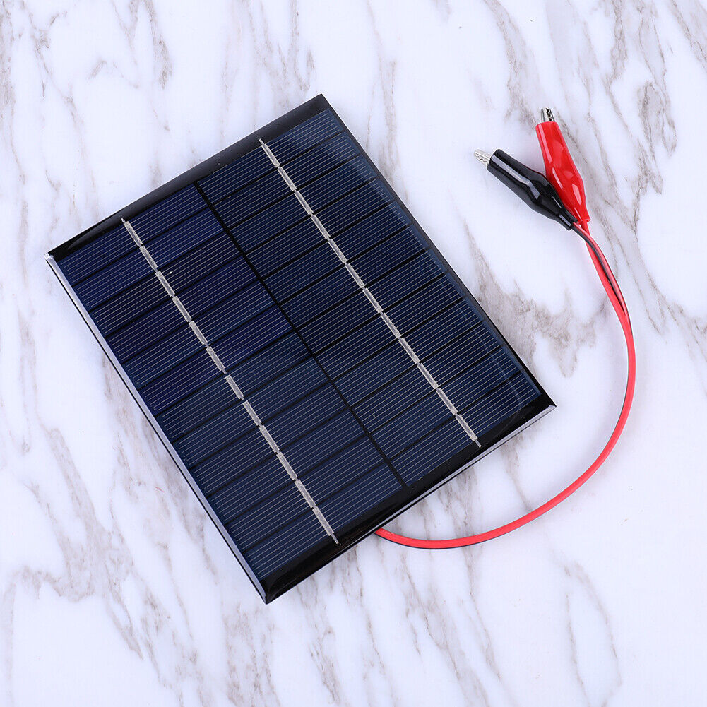 Waterproof Solar Panel 5W 12V Outdoor Portable DIY Polysilicon Epoxy Panels