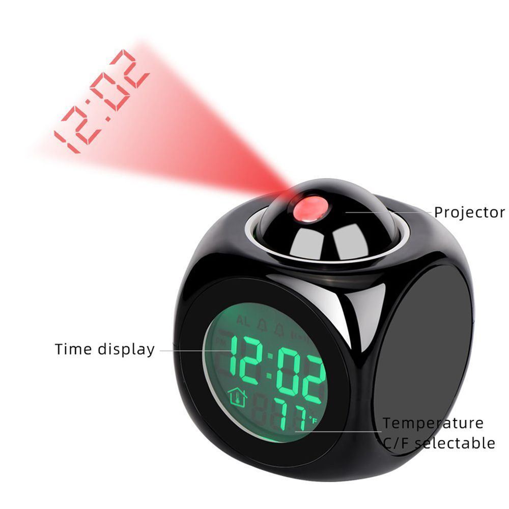 Telling The Time Projection Alarm Clock Multifunction Home Room Decoration