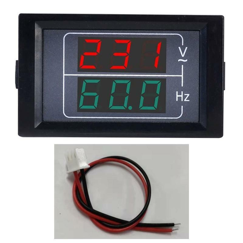 AC Voltmeter with Smart Chip High Precision Frequency Counter Meter for Home
