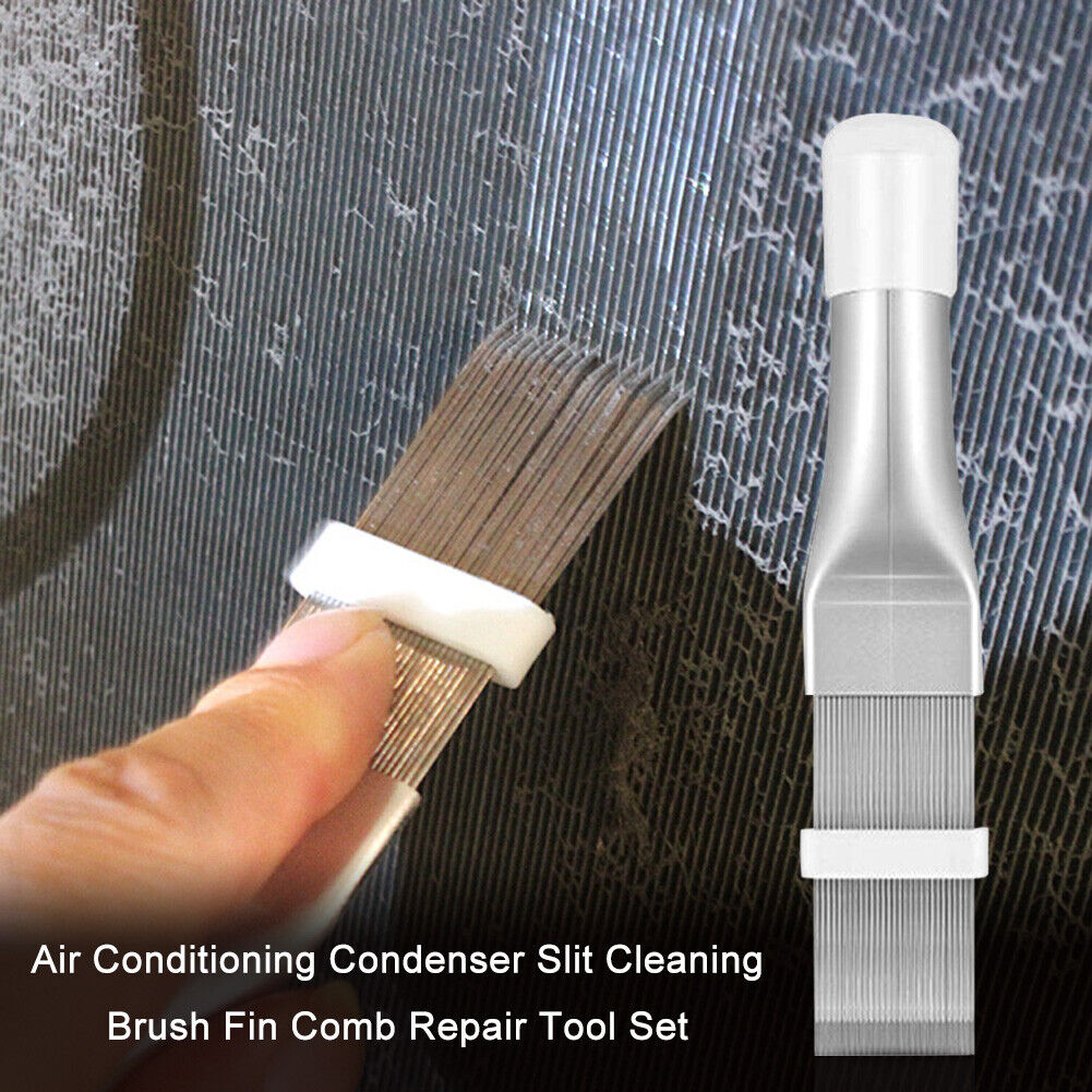 3pcs Air Conditioning Fin Comb Brush Condenser Blade Cleaning Repair Tools