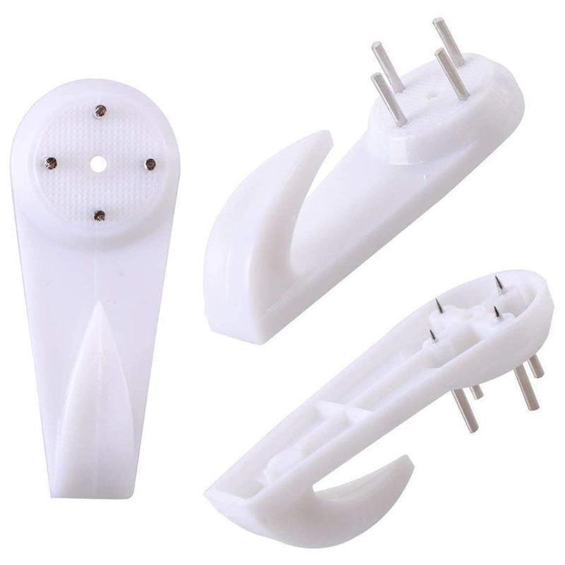 50 Pcs/Pack 2-in-1 Wall Hangers Utility Wall Hanger Set Home School DIY Supplies