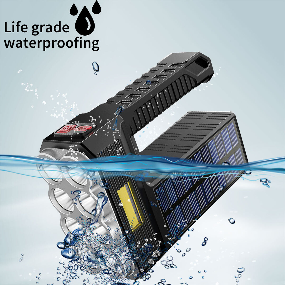 Rechargeable Light Solar & USB Charge Waterproof Mobile Lighting Products