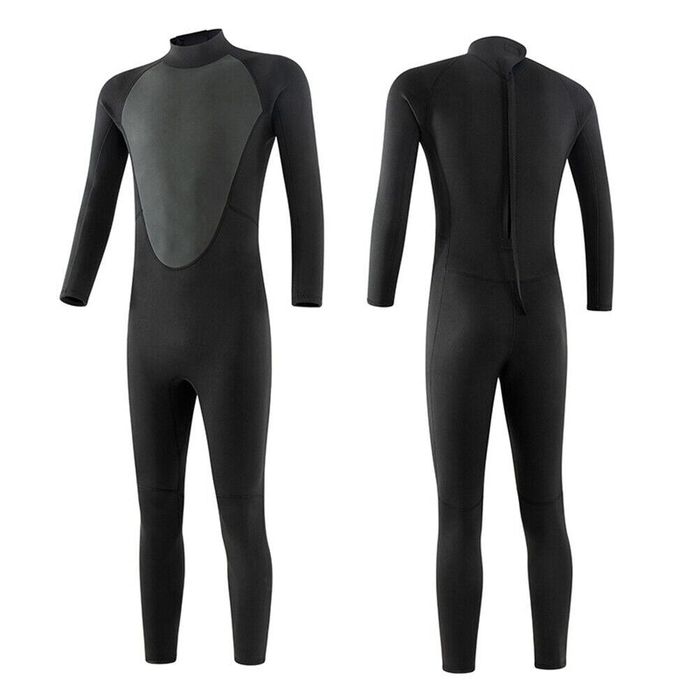 Full Bodysuit Wetsuit Warm Swimming Surfing Snorkeling Diving Suit (M)