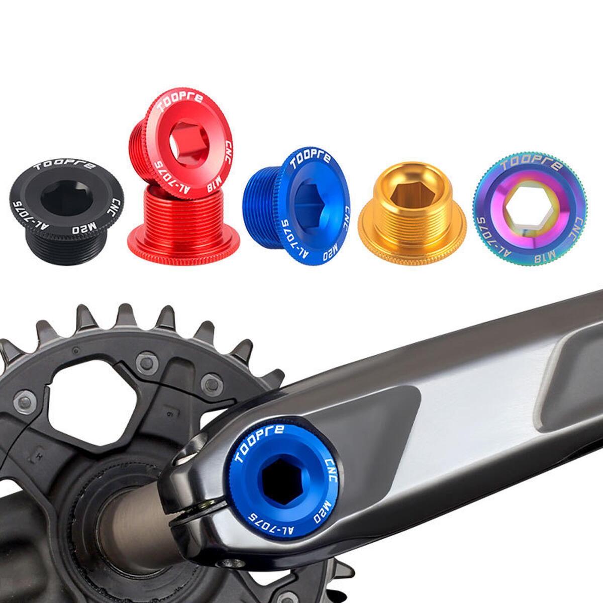Crankset Screw Sturdy Crank Fixing Bolt for Bicycle Part Accessories Biking Sky