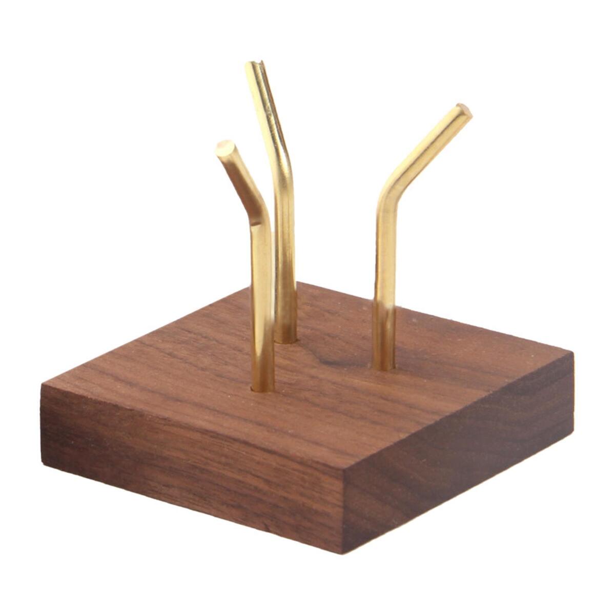 Display Stand Collectibles Wooden Square Base Crystal Ball Rack Support for