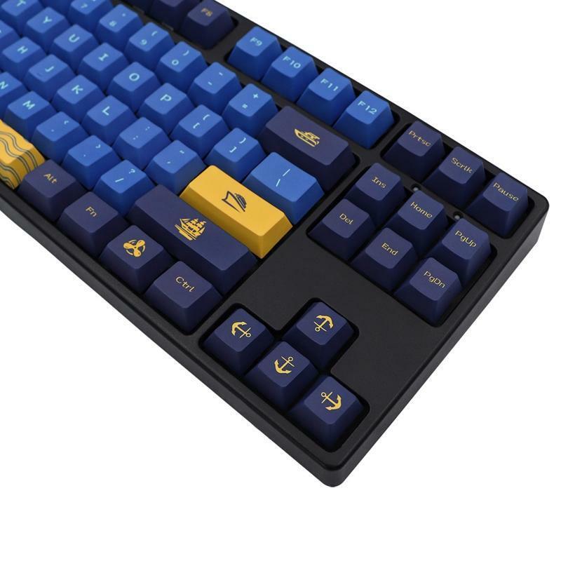 143-Key Thick PBT Keycaps Cherry Height Dye Sub for Mechanical MX Switches DIY